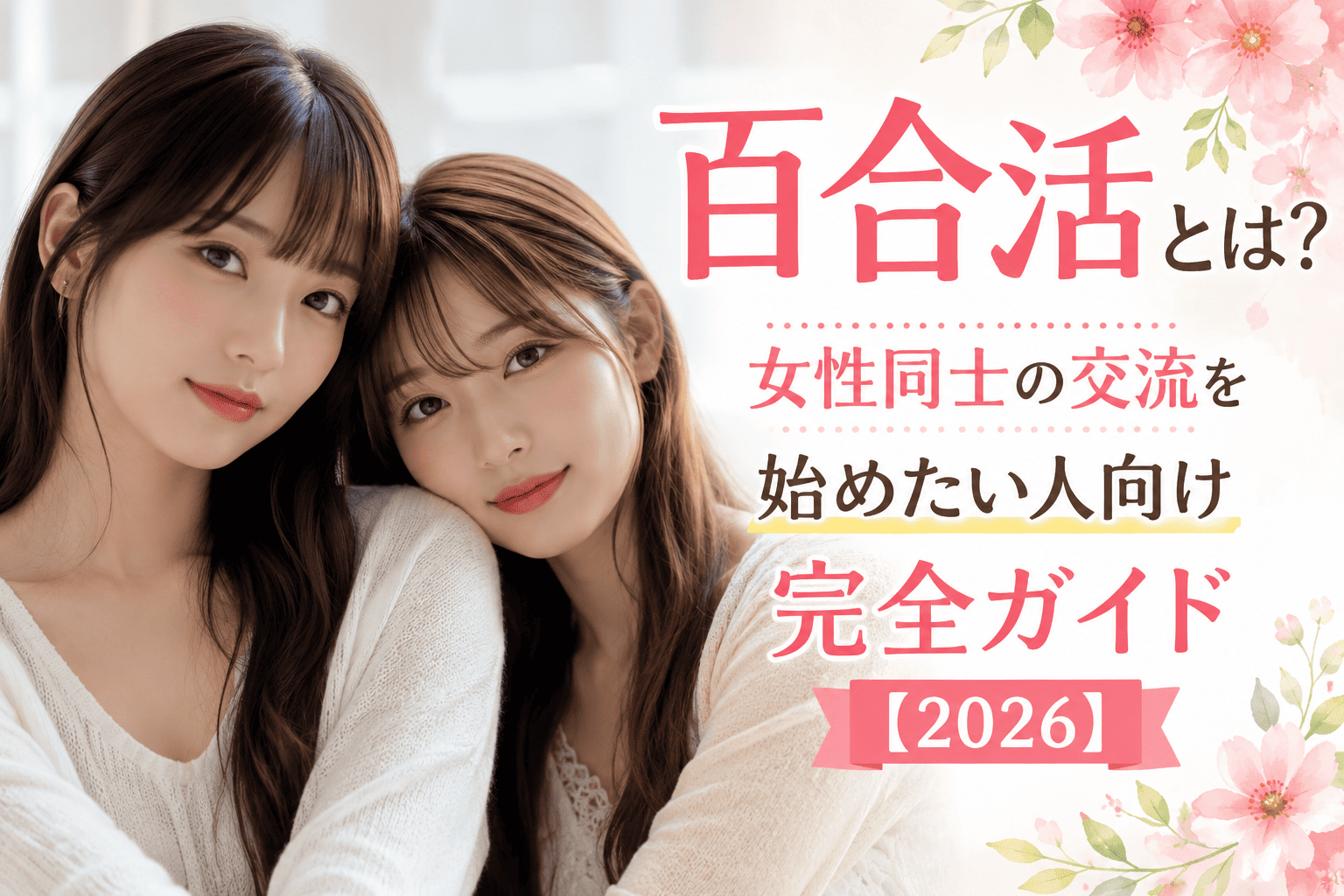 百合活とは？女性同士の交流を始めたい人向け完全ガイド【2026】